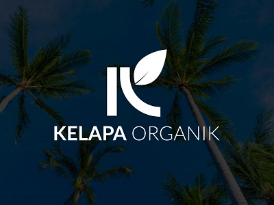 Brand Logo Kelapa Organik branding coconut desainlogo kelapa logo riau