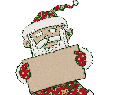 Cute Santa Claus christmas cute design drawing hollyday illustration santaclaus vector xmas