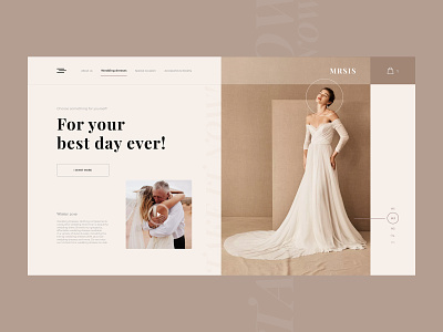 MRSIS concept concept design design ui ui design web web design webdesign website website design wedding wedding design
