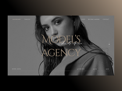 Concept for "Model's Agency Afrodita"