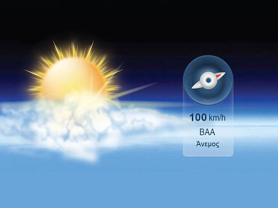 Wind Gauge freemeteo gauge icon weather