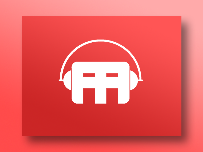 The AA Meeting Logo headphones logo letter logo concept logo logo