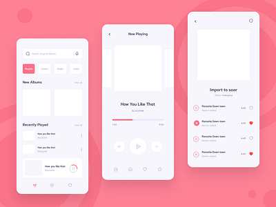 Music App Wireframe