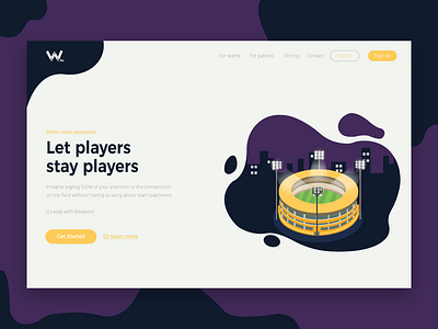 Landing page- Let players, stay players .