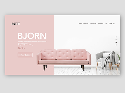 Furniture E-commerce UI exploration design ecommerce ui ux web