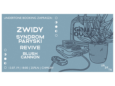 Gig flyer for Zwidy design flyer gig poster illustration social media