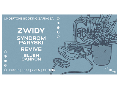 Gig flyer for Zwidy