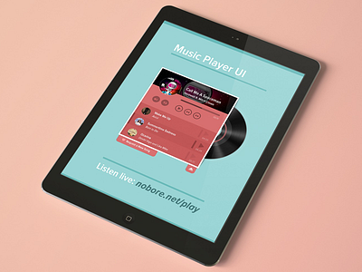 Music Player (html5) audio bored front end gauravbaheti gbaheti html5 music player nobore nobore.net