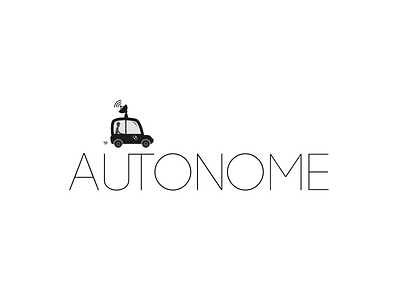 Driverless Car Logo autonome dailylogochallenge drivelesscar logo logodesign