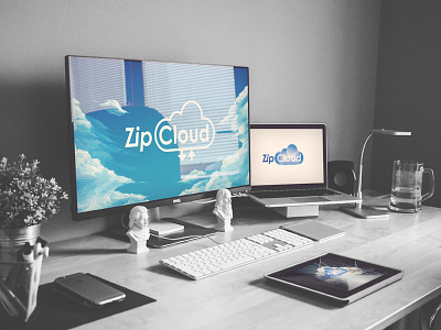 Cloud Computing Logo brand cloudcomputing dailylogo dailylogochallenge identity logo logodesign zipcloud