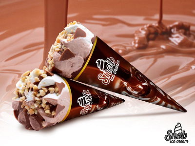 Ice Cream Company brand dailylogo dailylogochallenge icecream icecreamcompany identity logo logodesign snobicecream