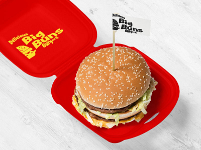 Burger Joint logo bigbuns brand burgerjoint dailylogo dailylogochallenge delicousburgers identity logo logodesign