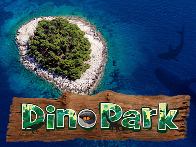 Dinosaur Amusement Park logo brand dailylogo dailylogochallenge dinopark dinoparklogo dinosauramusementpark identity logo logodesign