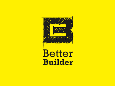 Logo 45 Dribble betterbuilder betterbuilderlogo brand construction constructioncompany dailylogo dailylogochallenge identity logo logodesign