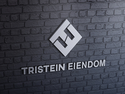 Tristein Eiendom logo 9co brand design identity logo logodesign