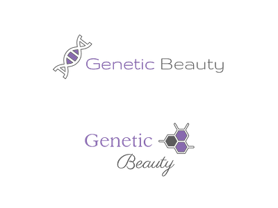 Logo design for Genetic Beauty beauty dna genetics graphic design logo logo design vector