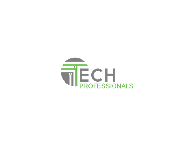 iTech Professionals Logo adobe adobe illustrator lettermark logo logo design tech vector
