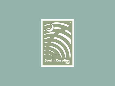 South Carolina United 50 coast palmetto patch south carolina sticker usa