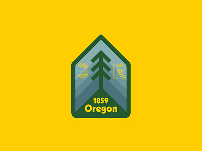 Oregon United 50 oregon pacific patch pnw sticker tree usa