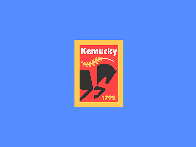 Kentucky United 50 goldenrod horse kentucky patch sticker usa