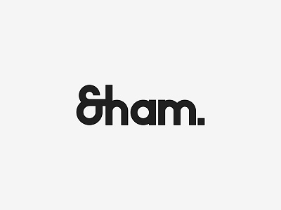 &ham Logo ampersand brand h icon logo wordmark