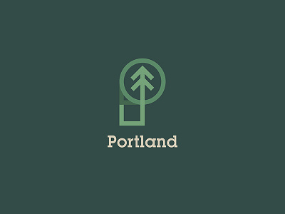 Portland Logo pacific northwest pdx pnw portland tree