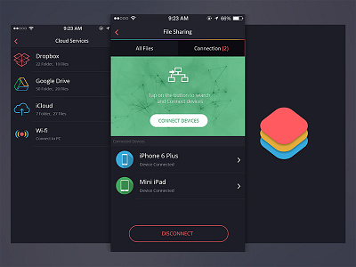 Files Creationz connection dark devices connect disconnect files connect flat icons iphone 6 master creationz outline services wifi