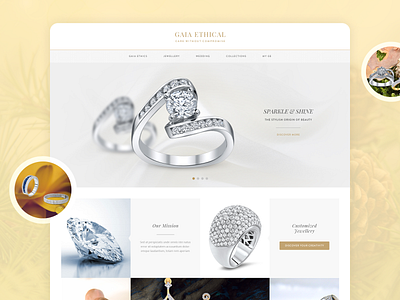 Website design for Gaia Ethical