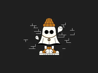 The Haunted Drip character character design cool cute drip ghost hype illustration mascot mexican mexico spooky streetwear urban vibes