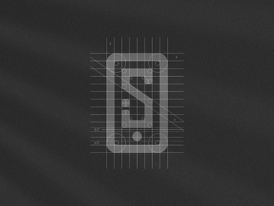 Grid iSave design grid grid design grid logo icon logo logomaker monogram smartphone vector