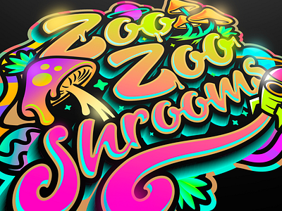 Zoo Zoo Shrooms branding design dribbble illustration logo mushrooms psicodélico psychedelic shrooms sportlogo vector vector art