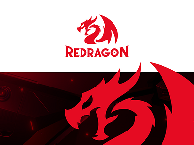 Redragon Redesign branding design dragon dribbble logo minimalist rebrand red redesign redragon sportlogo vector vector art