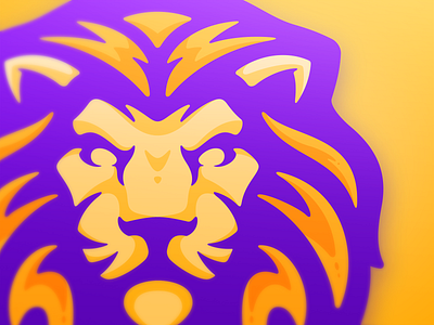 Lion Zoom animal design dribbble esports illustration king leon leão lion logo sportlogo vector vector art