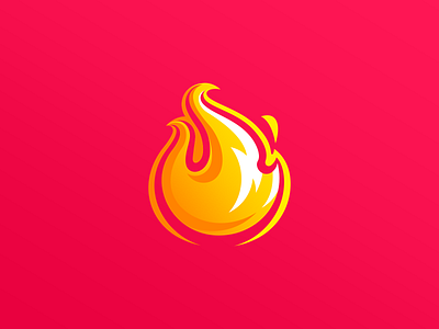 Flame logo design dribbble fire flame hot illustration logo sportlogo vector vector art