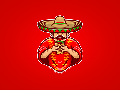 Burito branding burito character design design dribbble guacamole illustration logo mariachi mexican mexico sombrero sportlogo tacos vector vector art