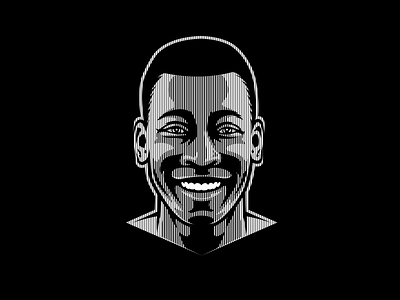 Rei Pelé art brasil football homage illustration king pelé portrait rei soccer vector art