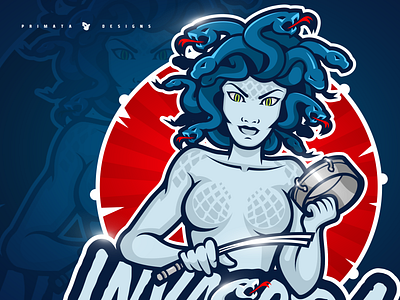 Medusa logo brand design dribbble esport esports greek greek mythology hello dribbble logo medusa myth mythological mythology snake sport logo sportlogo typography vector vector art vector artwork