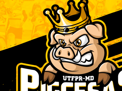Pigcesas bacon brand crown design dribbble esport esports king logo pig piggy porco princess queen sport logo sportlogo typography vector vector art vector artwork