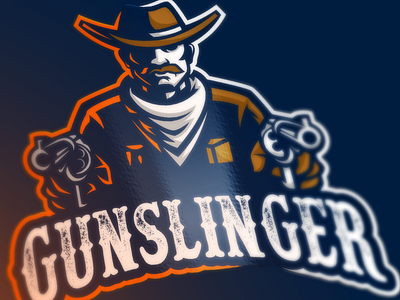 Gunslinger bandit brand design dribbble esport esports gunslinger illustration logo sport logo sportlogo typography vector vector art vector artwork