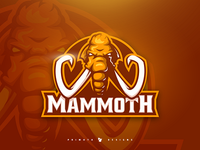 Mammoth brand character design esport esports illustration logo mammoth mascot sportlogo sports logo vector vector art vector artwork