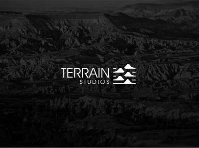 Terrain Studios abstract film logo studio studio logo studios terrain