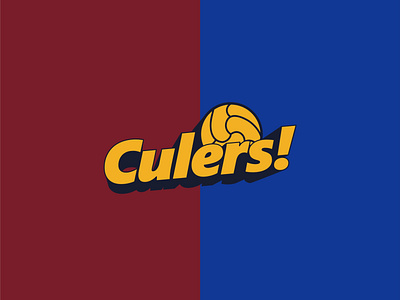 Culers! campnou cule culers fcb fcbarcelona footballclub footballlogo forcabarca laliga soccer viscabarca wordmark