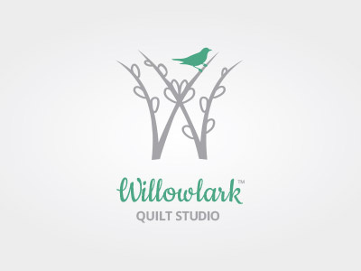 Willowlark design logo