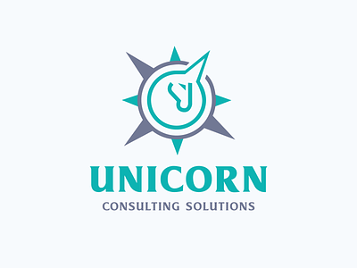 Unicorn Consulting Solutions branding logo logo design