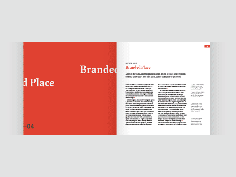 Brand—Space Book Design bold book brand design gif print