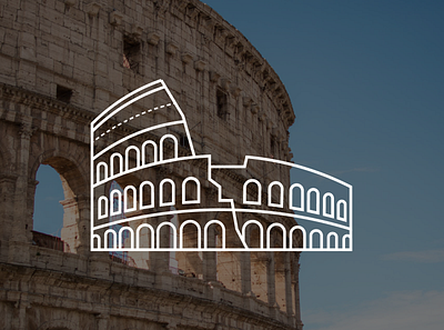 Colosseum icon art colosseum design flat flat design flat illustration flatdesign graphic design graphicdesign icon illustration vector