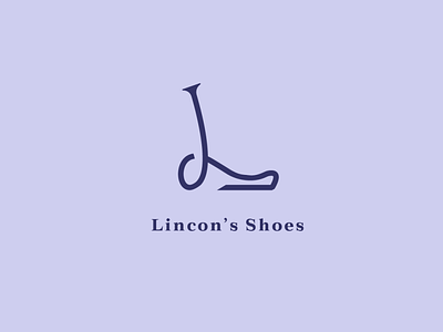 lincon's shoes branding design flat flat design flatdesign graphic design graphicdesign logo logo design logodesign logomark logomarks logotype shoe vector