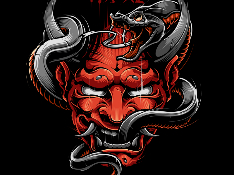 Hannya by Charles Adi on Dribbble