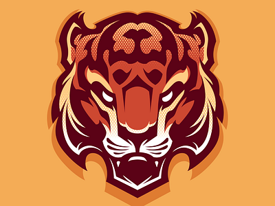 Tiger logo by Charles Adi on Dribbble