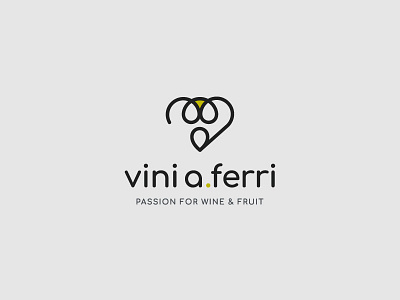 Vini A. Ferri - Branding behance branding graphic heart logo design wine